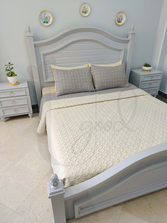 رو تختی و لحاف بهاره