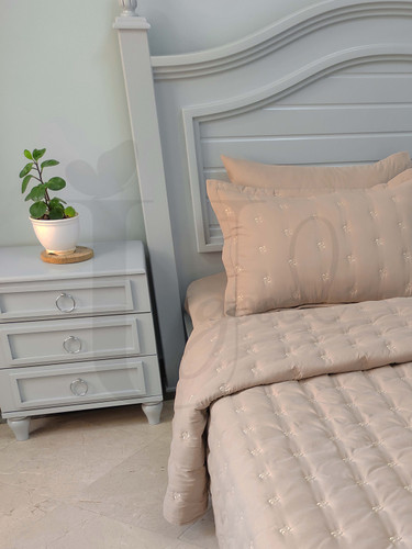 روتختی بالشت پنبه دوزی تک نفره 4 تکه