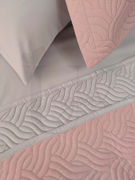 روبالشتی طوسی صورتی