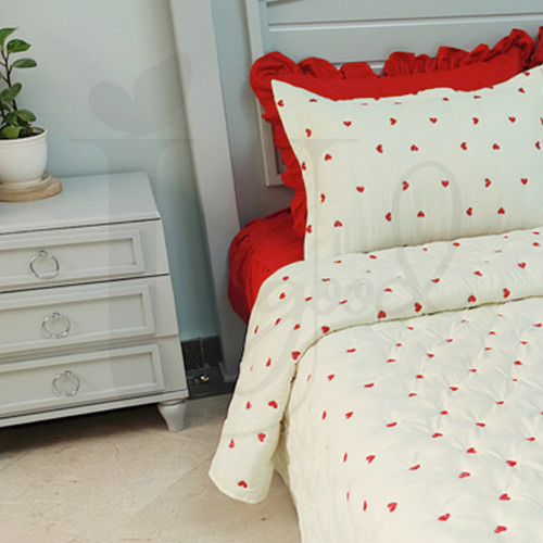 روتختی تک نفره شیری قرمز